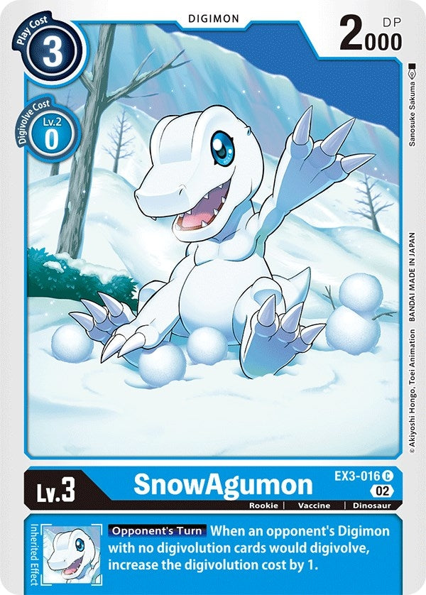 Image for SnowAgumon - Digimon Card Game