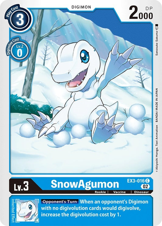 Image for SnowAgumon - Digimon Card Game