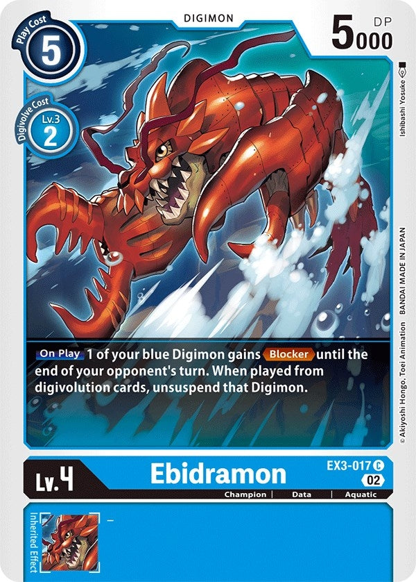 Image for Ebidramon - Digimon Card Game