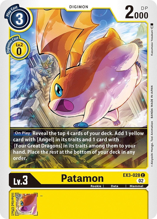 Image for Patamon - Digimon Card Game