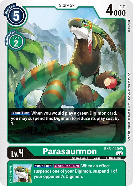 Image for Parasaurmon - Digimon Card Game