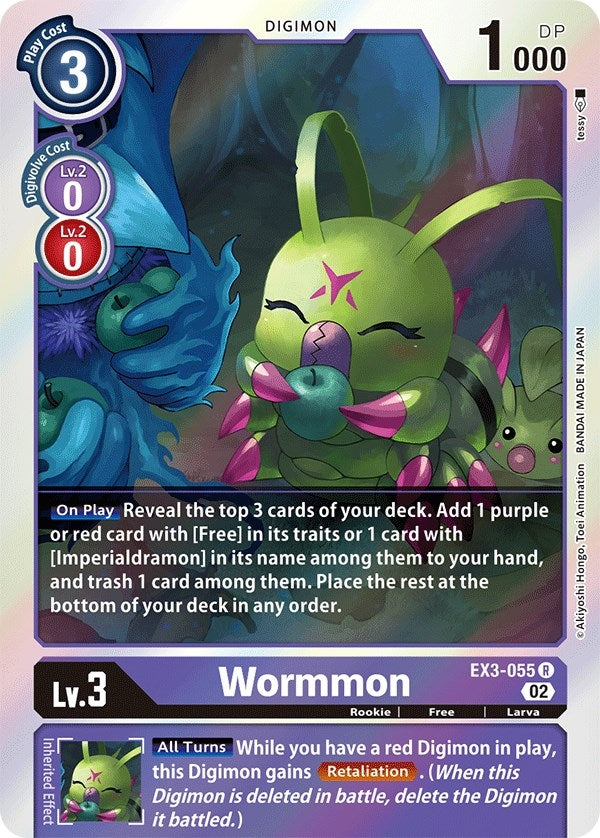 Image for Wormmon - Digimon Card Game