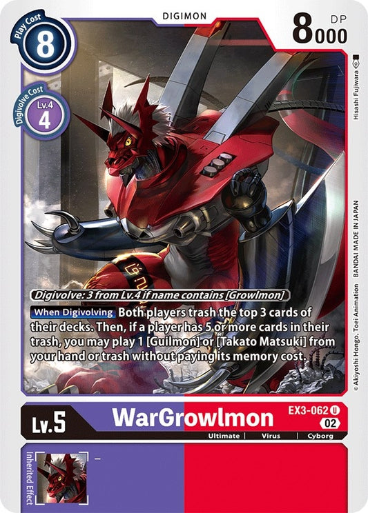 Image for WarGrowlmon - Digimon Card Game