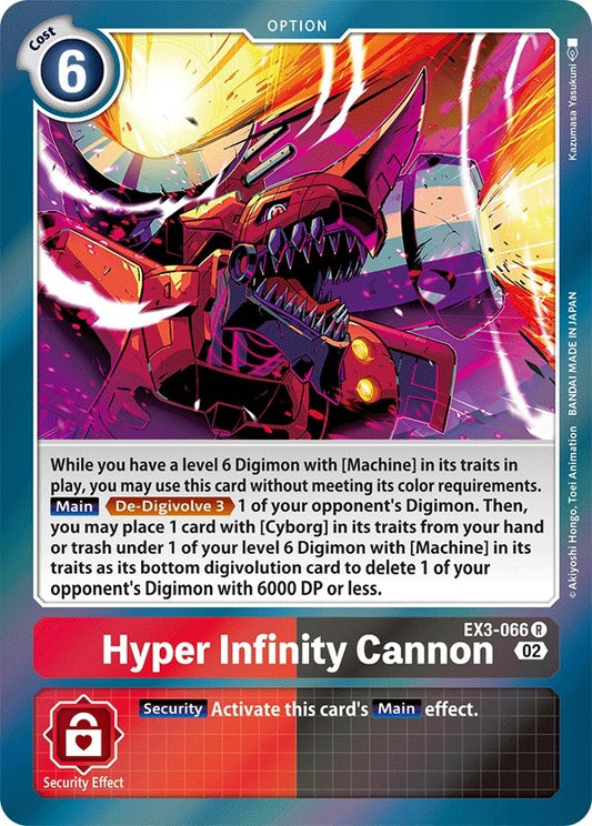 Image for Hyper Infinity Cannon - Digimon Card Game