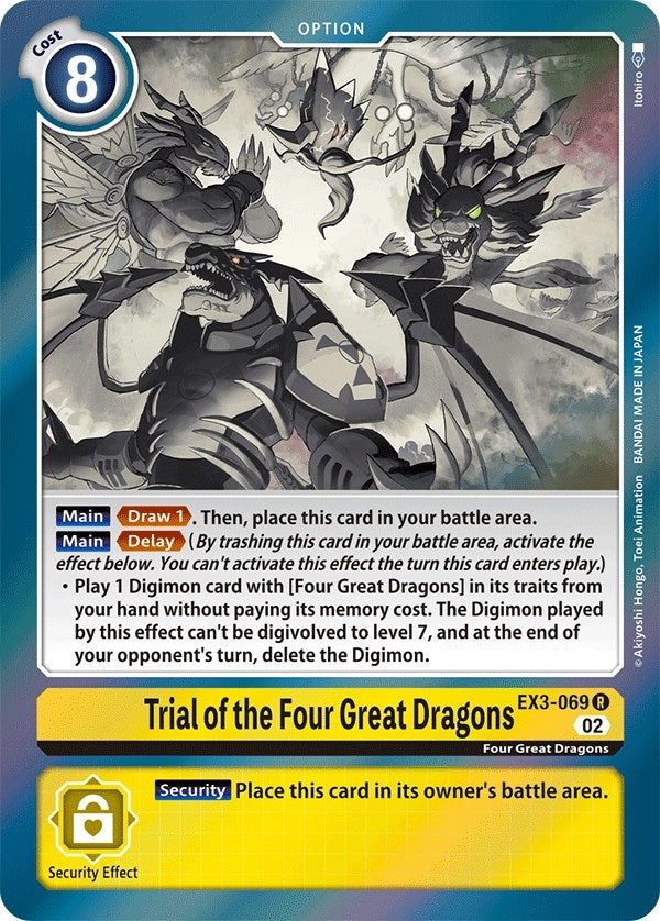 Image for Trial of the Four Great Dragons - Digimon Card Game