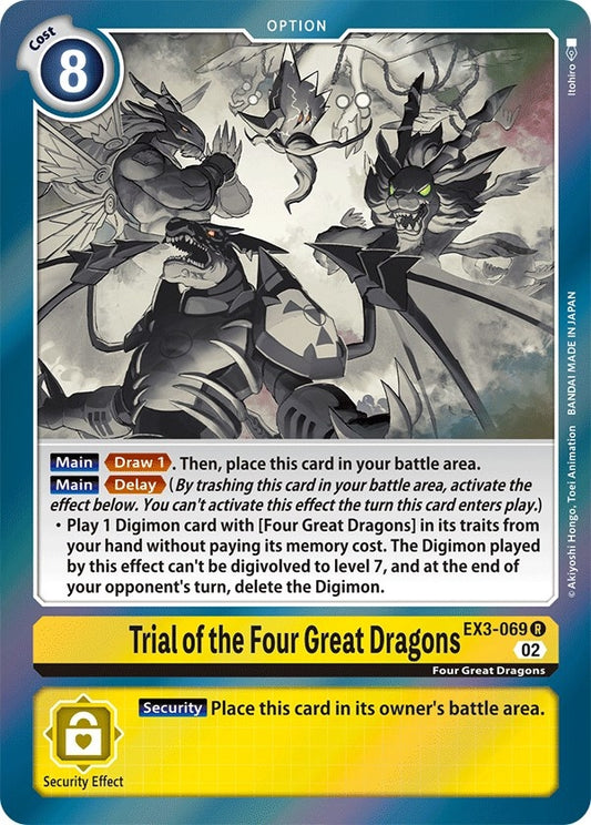 Image for Trial of the Four Great Dragons - Digimon Card Game
