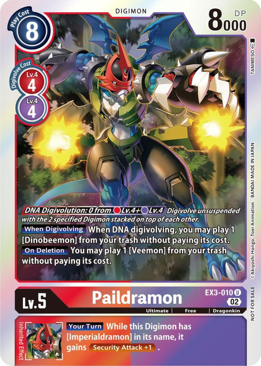 Image for Paildramon (Box Topper) - Digimon Card Game