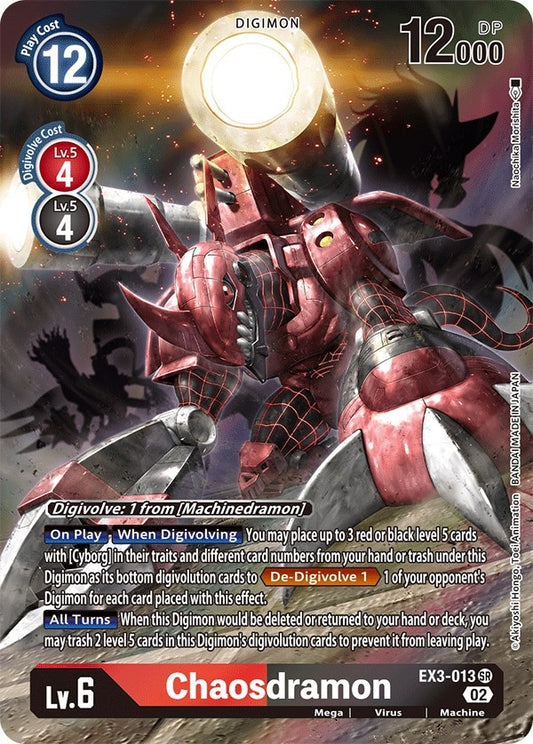 Image for Chaosdramon (Alternate Art) - Digimon Card Game