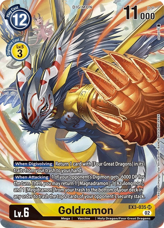 Image for Goldramon (Alternate Art) - Digimon Card Game