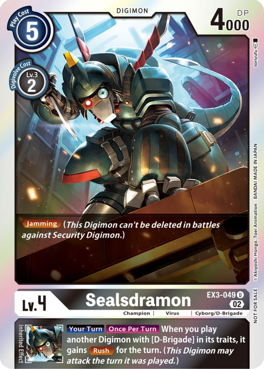 Image for Sealsdramon (Box Topper) - Digimon Card Game