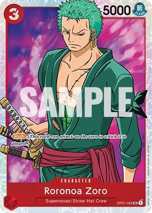 Image for Roronoa Zoro (025) - One Piece Card Game