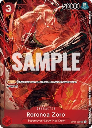 Image for Roronoa Zoro (025) (Parallel) - One Piece Card Game