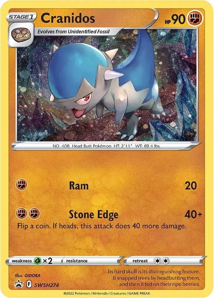 Image for Cranidos - SWSH274 - Pokemon
