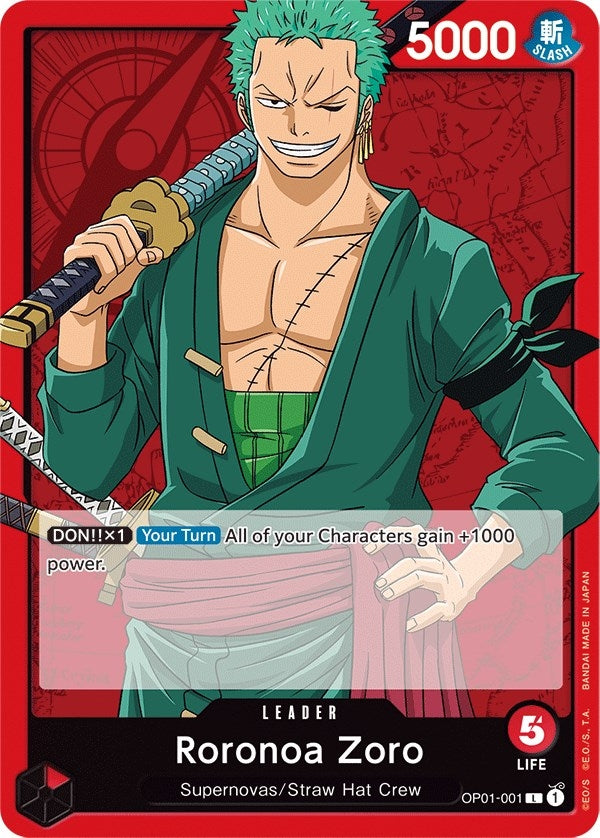 Image for Roronoa Zoro (001) - One Piece Card Game