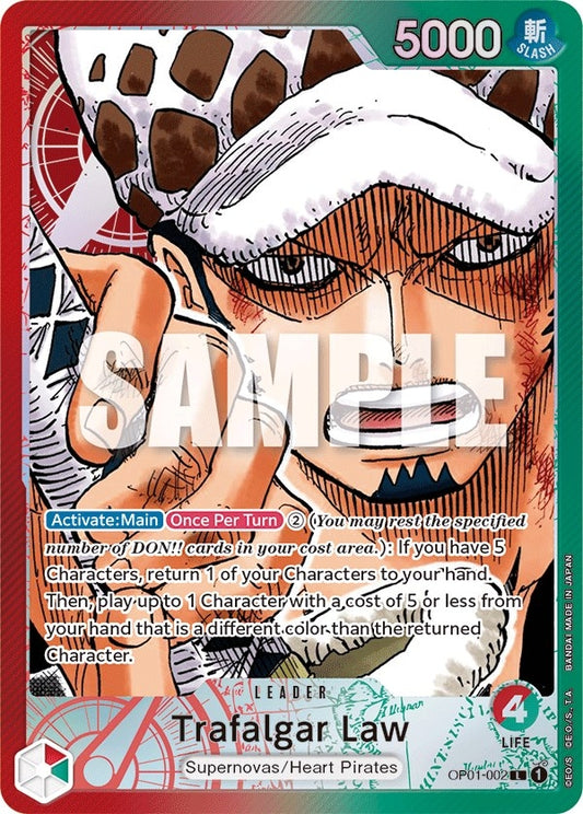 Image for Trafalgar Law (002) (Parallel) - One Piece Card Game