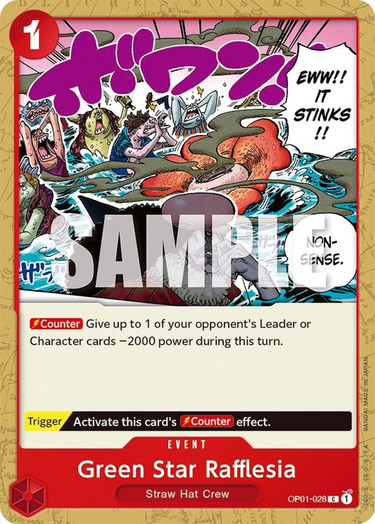 Image for Green Star Rafflesia - One Piece Card Game