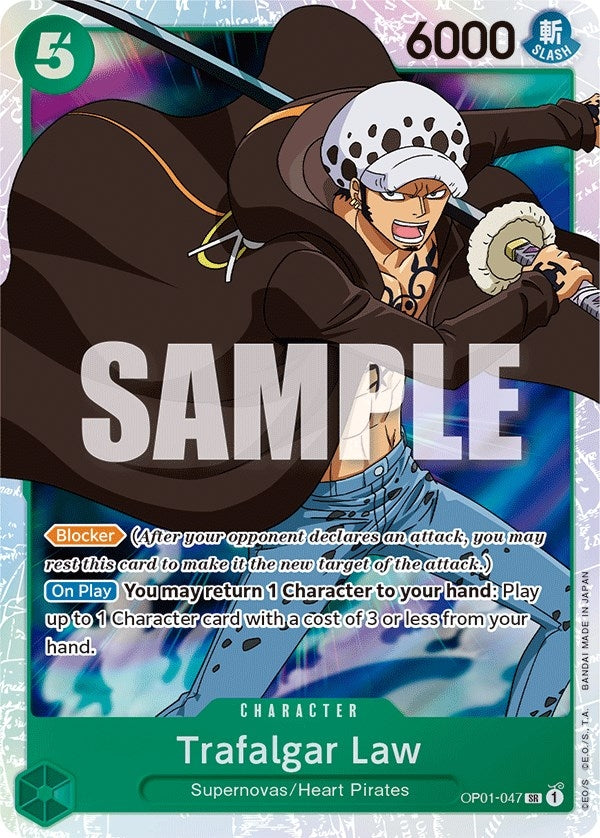 Image for Trafalgar Law (047) - One Piece Card Game