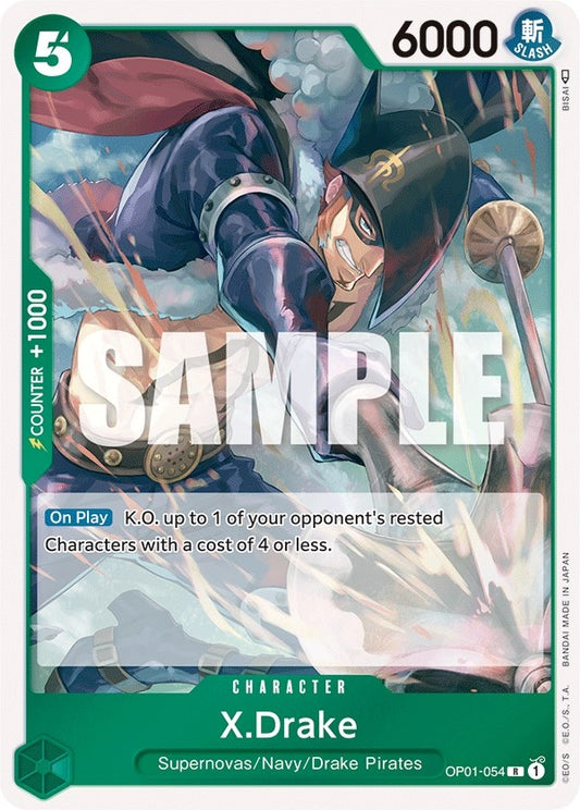 Image for X.Drake (054) - One Piece Card Game