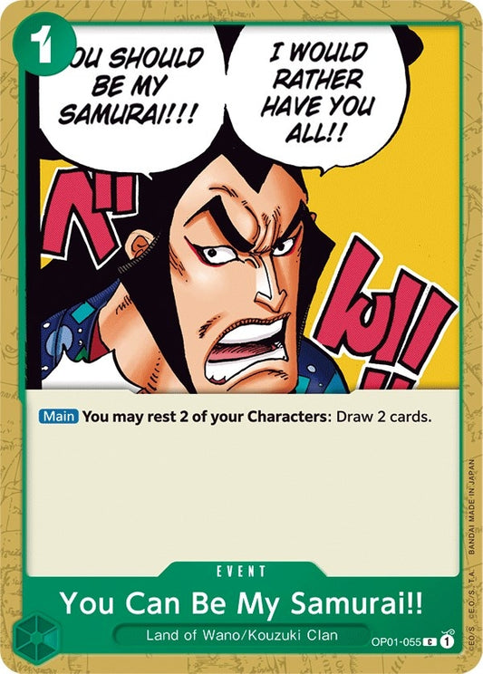 Image for You Can Be My Samurai!! - One Piece Card Game