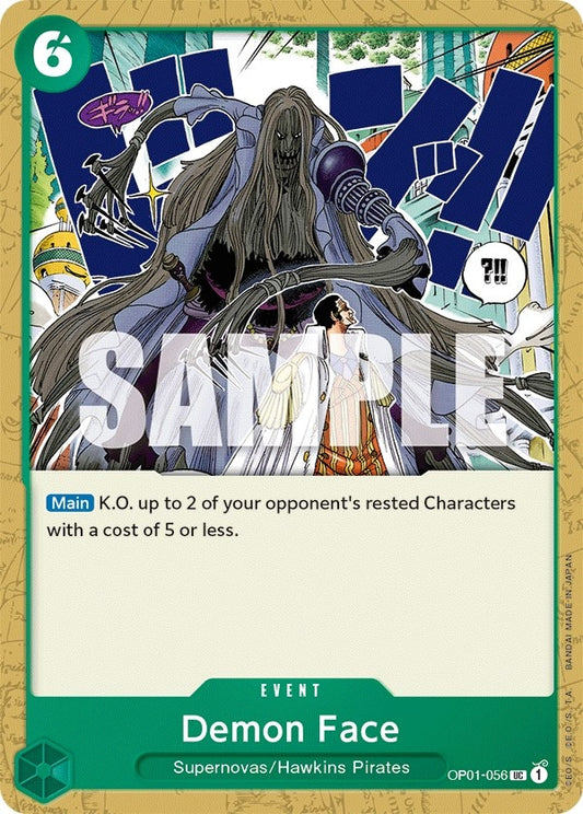 Image for Demon Face - One Piece Card Game