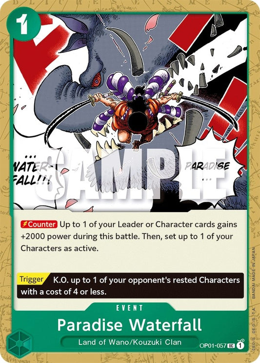 Image for Paradise Waterfall - One Piece Card Game