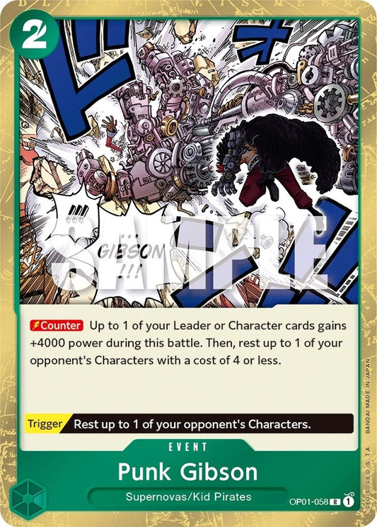 Image for Punk Gibson - One Piece Card Game