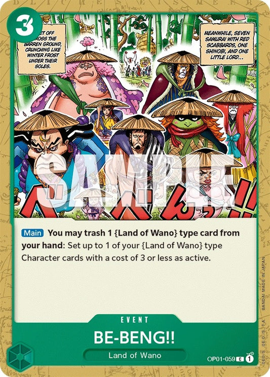 Image for BE-BENG!! - One Piece Card Game