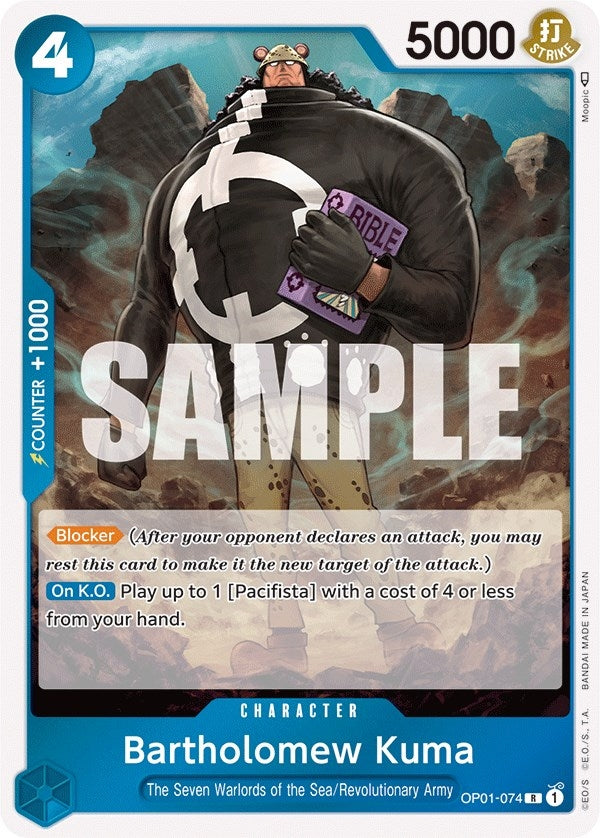 Image for Bartholomew Kuma - One Piece Card Game