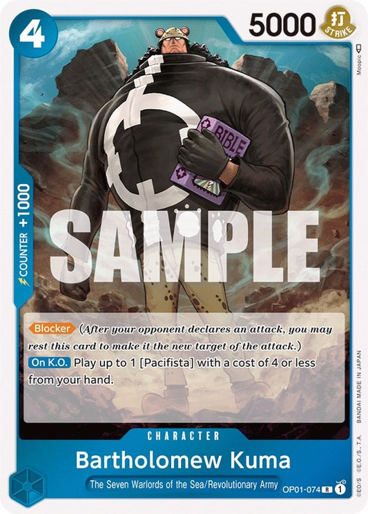 Image for Bartholomew Kuma - One Piece Card Game