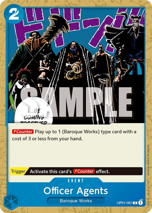 Image for Officer Agents - One Piece Card Game