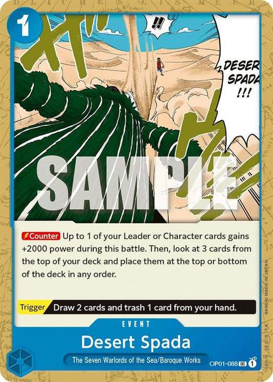 Image for Desert Spada - One Piece Card Game