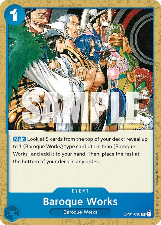 Image for Baroque Works - One Piece Card Game