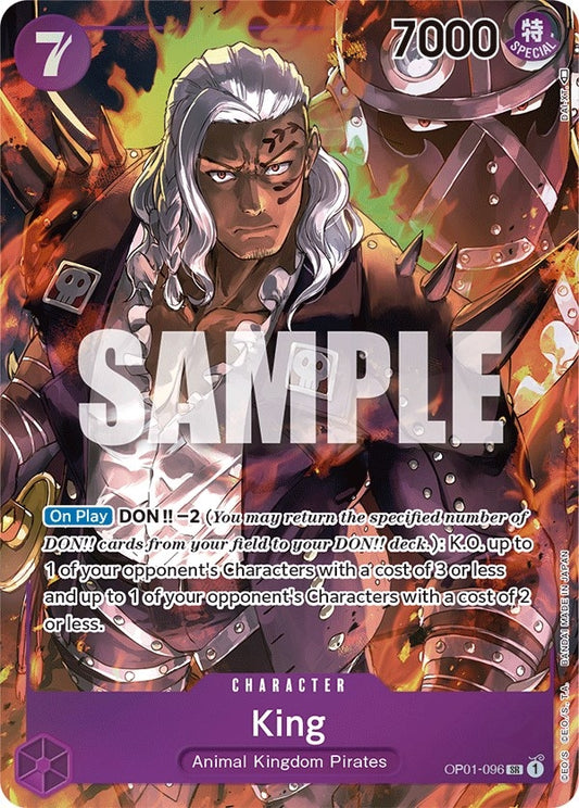 Image for King (096) (Parallel) - One Piece Card Game