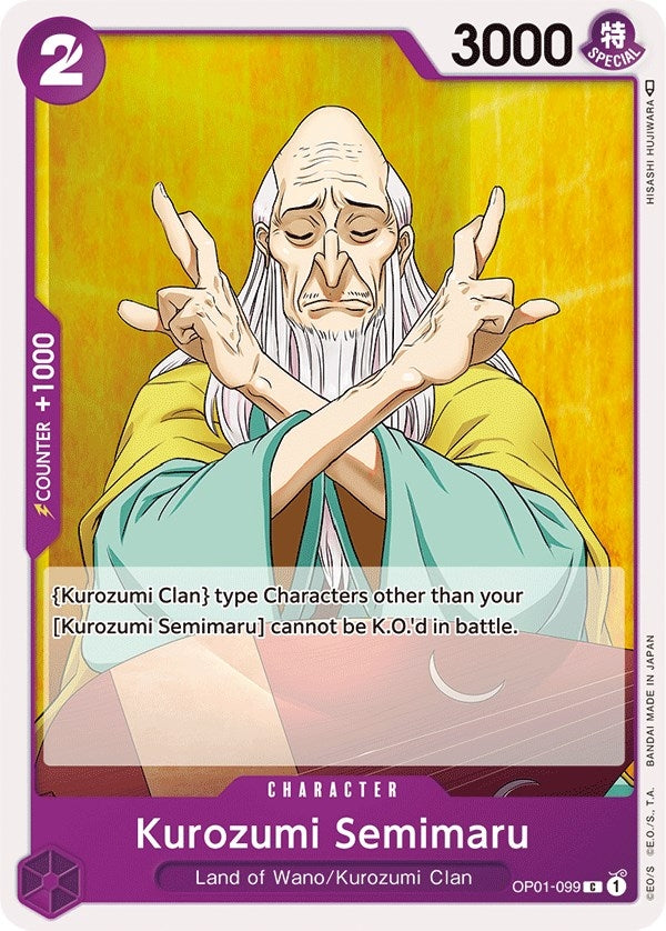 Image for Kurozumi Semimaru - One Piece Card Game