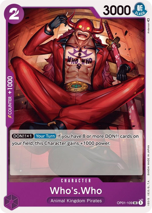 Image for Who's.Who - One Piece Card Game