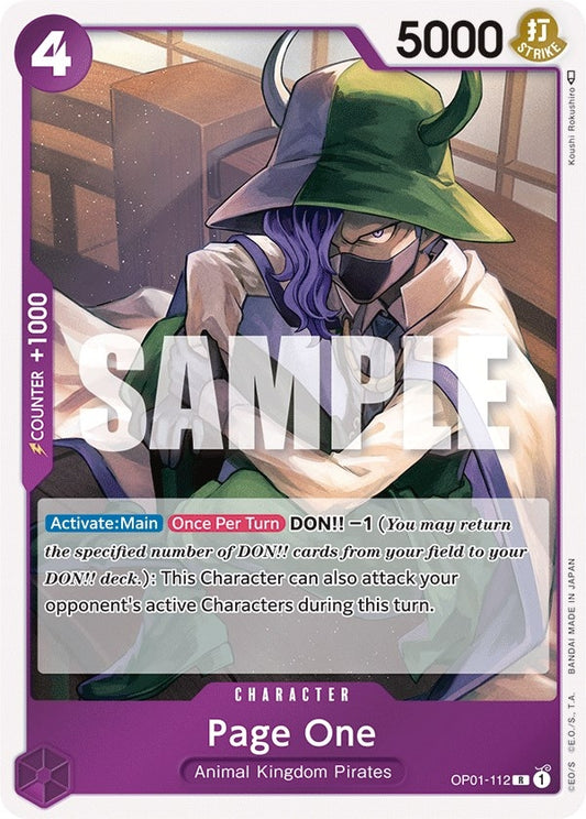 Image for Page One - One Piece Card Game