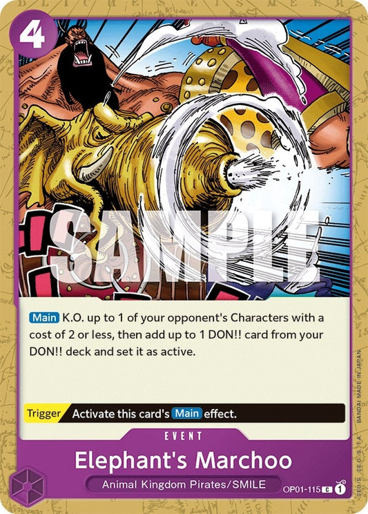 Image for Elephant's Marchoo - One Piece Card Game