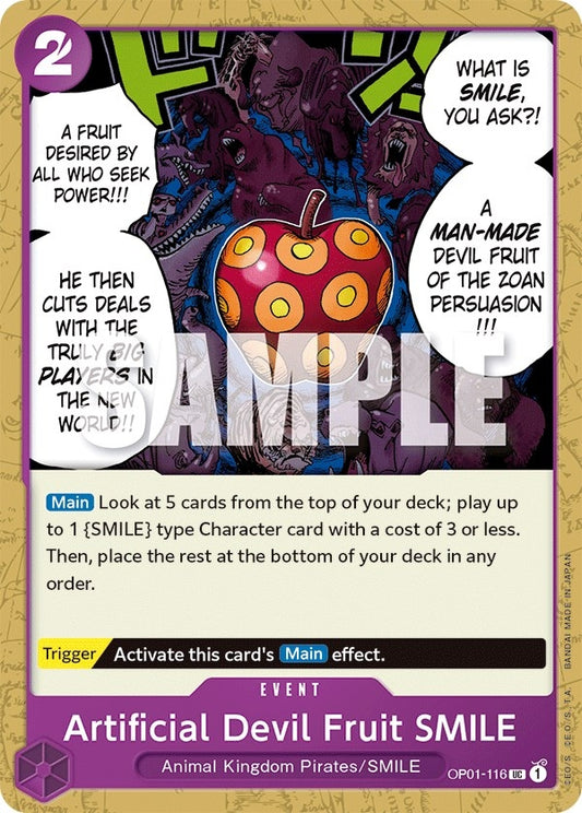 Image for Artificial Devil Fruit SMILE - One Piece Card Game
