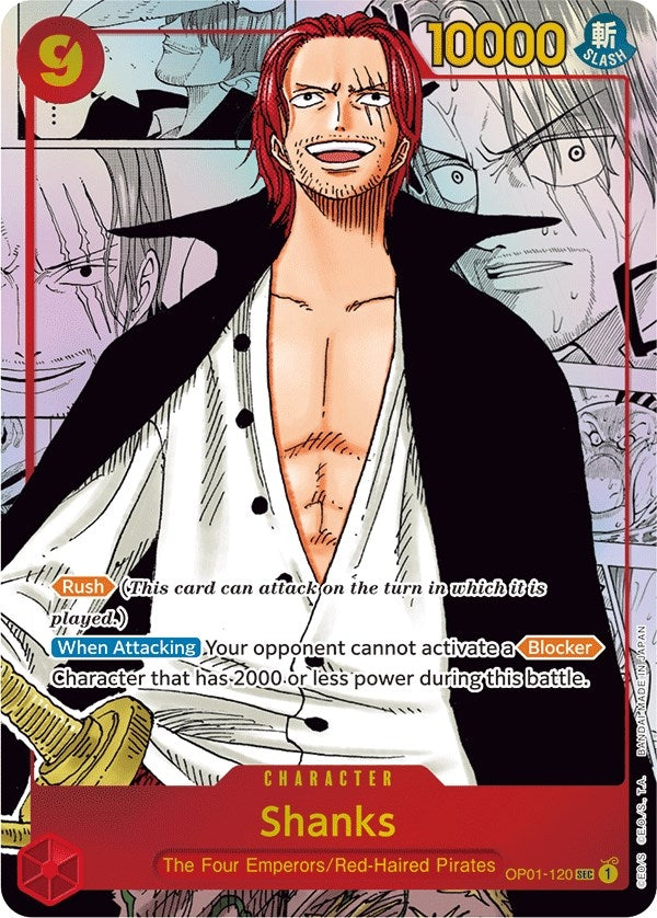 Image for Shanks (Parallel) (Manga) (Alternate Art) - One Piece Card Game