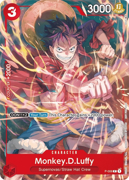 Image for Monkey.D.Luffy - P-006 (Tournament Pack Vol. 1) - One Piece Card Game