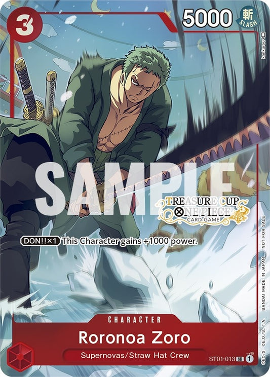 Image for Roronoa Zoro - ST01-013 (Treasure Cup) - One Piece Card Game