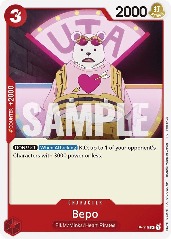Image for Bepo (One Piece Film Red) - One Piece Card Game