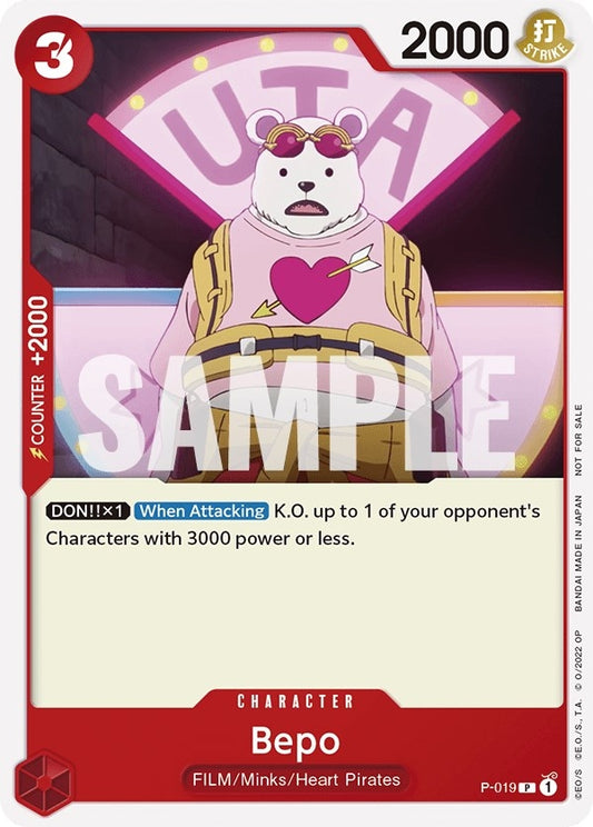 Image for Bepo (One Piece Film Red) - One Piece Card Game