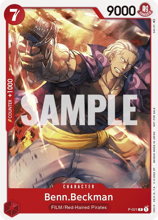 Image for Benn.Beckman (One Piece Film Red) - One Piece Card Game