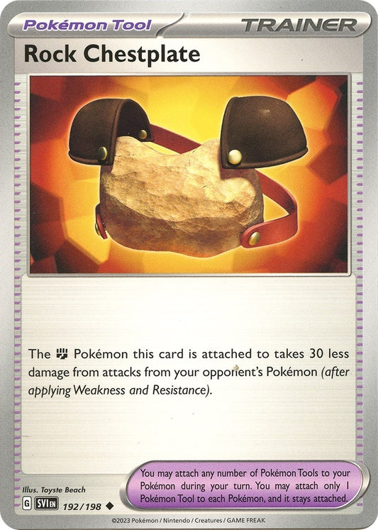 Image for Rock Chestplate - Pokemon