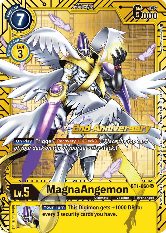 Image for MagnaAngemon - BT1-060 (2nd Anniversary Card Set) - Digimon Card Game