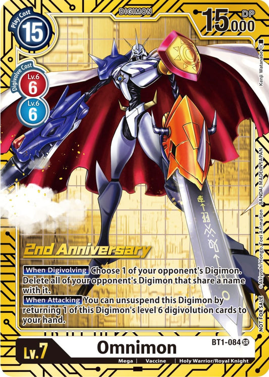 Image for Omnimon (2nd Anniversary Card Set) - Digimon Card Game
