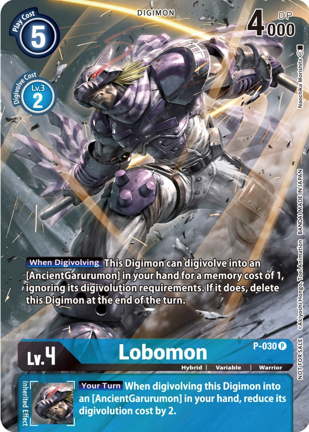 Image for Lobomon - P-030 (2nd Anniversary Frontier Card) - Digimon Card Game