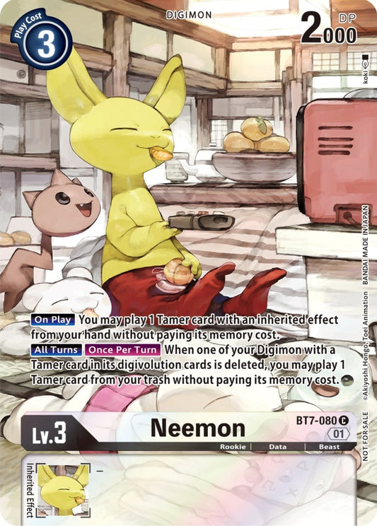 Image for Neemon (2nd Anniversary Frontier Card) - Digimon Card Game
