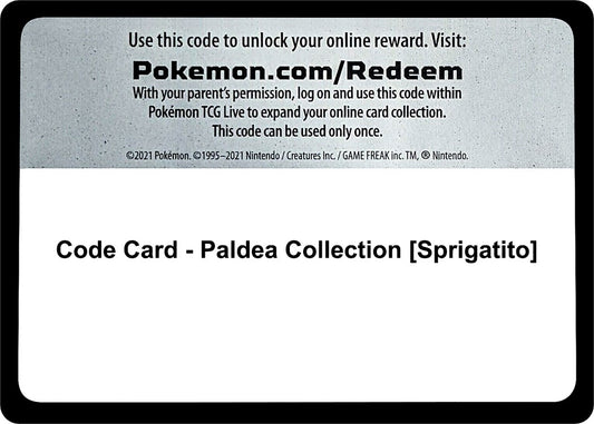 Image for Code Card - Paldea Collection [Sprigatito] - Pokemon
